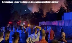 Çekmeköy’de sünger fabrikasında yangın çıktı: Müdahale devam ediyor