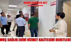 Muş’ta ambulans servisine yerinde denetim
