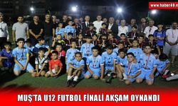 Muş’ta bir ilk: U12 şampiyonluk finali, ışıklandırmalı sahada oynandı