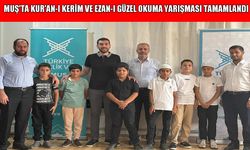 Muş'ta TÜGVA'nın düzenlediği Kur’an-ı Kerim ve Ezan-ı Güzel Okuma yarışması sona erdi