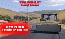 Muş’ta kırsal yollar asfaltla buluşuyor