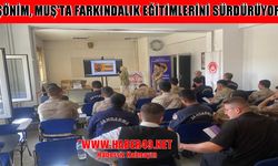Muş’ta jandarma personeline kadına yönelik şiddetle mücadele eğitimi verildi