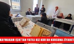 Varto Kaymakamı Işık’tan kız Kur’an kursuna ziyaret