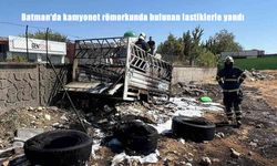 Batman’da Park Halindeki Kamyonet Römorku Alevlere Teslim Oldu