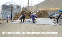 Ağrı’da Köy Yolları Yenilendi: Asfalt ve Kilit Parke Çalışmaları Tamamlandı