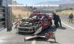Kars Sarıkamış’ta Trafik Kazası: Bir Kişi Yaralandı