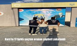 Kars’ta 17 Suçtan Aranan Firari Şüpheli Yakalandı