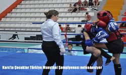 Kars’ta Çocuklar Türkiye Muaythai Şampiyonası Heyecanı Zirveye Çıkıyor