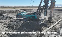 Ağrı İl Özel İdaresi Yeni Hizmet Binası İnşaatına Başladı