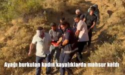 Bitlis Tatvan’da Gezi Faciası: Ayağı Burkulan Kadın Kayalıklarda Mahsur Kaldı