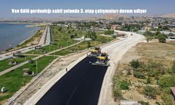 Van Gölü Gerdanlığı Sahil Yolu’nda 3. Etap Çalışmaları Hız Kesmeden Sürüyor