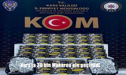 Kars’ta Kaçakçılık Operasyonu: 30 Bin Doldurulmuş Makaron Ele Geçirildi