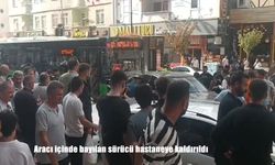 Van’da Aracı İçinde Bayılan Sürücü Hastaneye Kaldırıldı