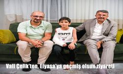 Hakkari Valisi Ali Çelik, Bisikletten Düşen Elyasa’yı Evinde Ziyaret Etti