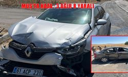 Muş’ta korkunç kaza: 3 ağır, 8 yaralı