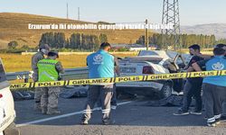 Erzurum'da iki otomobilin çarpıştığı kazada 4 kişi öldü
