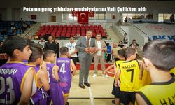 Potanın Genç Yıldızları Madalyalarını Vali Çelik’ten Aldı
