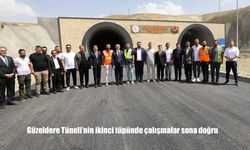 Güzeldere Tüneli’nin İkinci Tüpünde Sona Yaklaşıldı