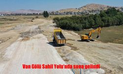 Van Gölü Sahil Yolu’nda Son Etap Çalışmaları Başladı