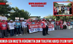 Muş’ta Memur-Sen’den hükümete mesaj: Yetersiz teklife hayır!