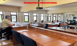 Kaymakam Daştan, Muhtarlarla Bir Araya Gelerek Sorunları Dinledi