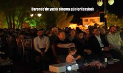 Darende’de Yıldızlar Altında Sinema Keyfi Başladı