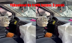 Yüksekova’da Korkutan Trafik Kazası: 3 Kişi Yaralandı