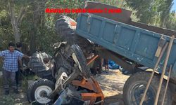 Malatya'da traktör devrildi: 2 kişi yaralandı