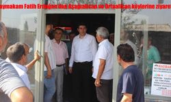 Fatih Erdoğan, Aşağıalican ve Ortaalican’ı Ziyaret Etti