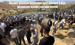 Tır Kazasında Hayatını Kaybeden Aynı Aileden 5 Kişi Gözyaşlarıyla Toprağa Verildi