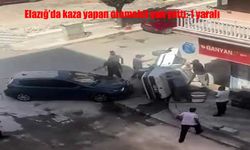 Elazığ'da otomobil takla attı: 1 yaralı