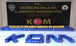 Erzincan’da 20 Bin Dal Doldurulmuş Makaron Ele Geçirildi
