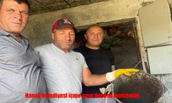 Hanak’ta içme suyu deposu temizlendi