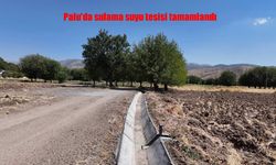 Palu’da sulama suyu tesisi hizmete açıldı