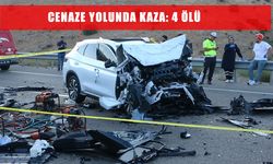 Cenaze yolunda kahreden kaza: 4 ölü