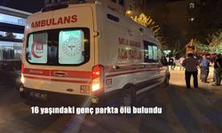 16 yaşındaki genç parkta ölü bulundu
