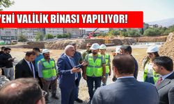 Muş Valisi Çakır, yeni valilik binası inşaatını gezdi