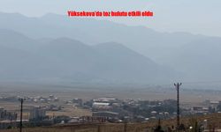 Yüksekova’da Toz Bulutu Etkili Oldu: Cilo Dağları Görünmez Hale Geldi
