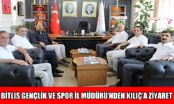 Bitlis Gençlik ve Spor İl Müdürü’nden Muş’a atanan Kılıç'a 'hayırlı olsun' ziyareti