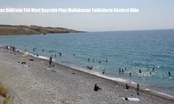 Van Gölü’nün Tek Mavi Bayraklı Plajı Mollakasım Tatilcilerin Gözdesi Oldu