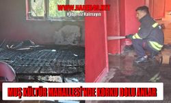 Muş Kültür Mahallesi’nde korkutan yangın!