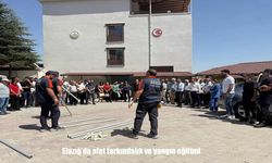 Elazığ’da AFAD koordinasyonunda yangın ve afet eğitimi