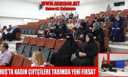 Muş’ta kadın çiftçilere hibeli fide desteği