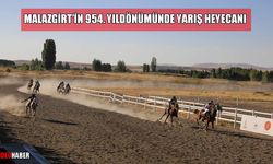 Malazgirt Zaferi kutlamalarında at yarışı heyecanı