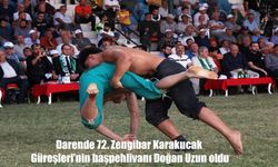 Doğan Uzun, Darende Zengibar Karakucak Güreşleri’nde Başpehlivan Oldu
