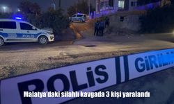 Malatya’da Silahlı Kavga: 3 Yaralı
