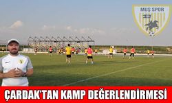 Muşspor Teknik Direktörü Çardak’tan kamp değerlendirmesi