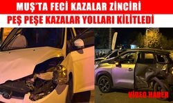 Muş’ta gece yarısı korkutan kaza: 4 yaralı