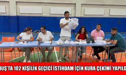 Muş’ta 102 kişilik geçici istihdam için kura çekimi yapıldı: İlçelere göre kadro dağılımı belli oldu