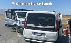 Muş’ta Korkutan Trafik Kazası: 1 Kişi Yaralandı